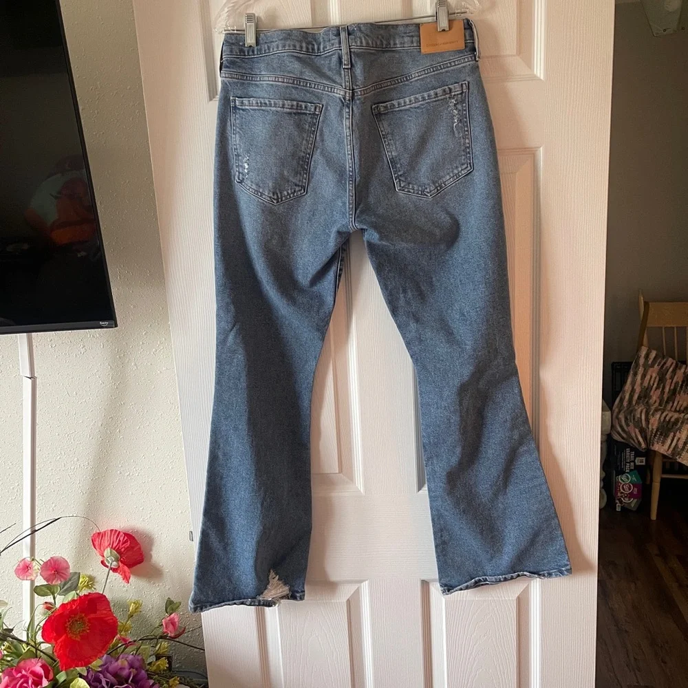 Citizens Of Humanity Blue Boot Cut Jeans - Picture 4 of 16